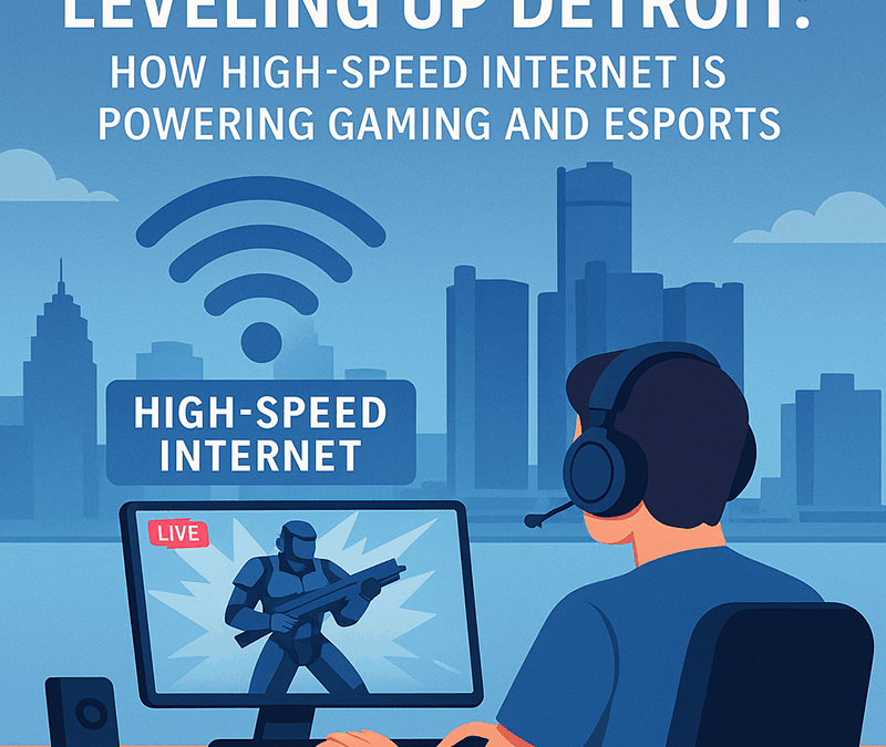 How High-Speed Internet is Powering Gaming and eSports in the Motor City